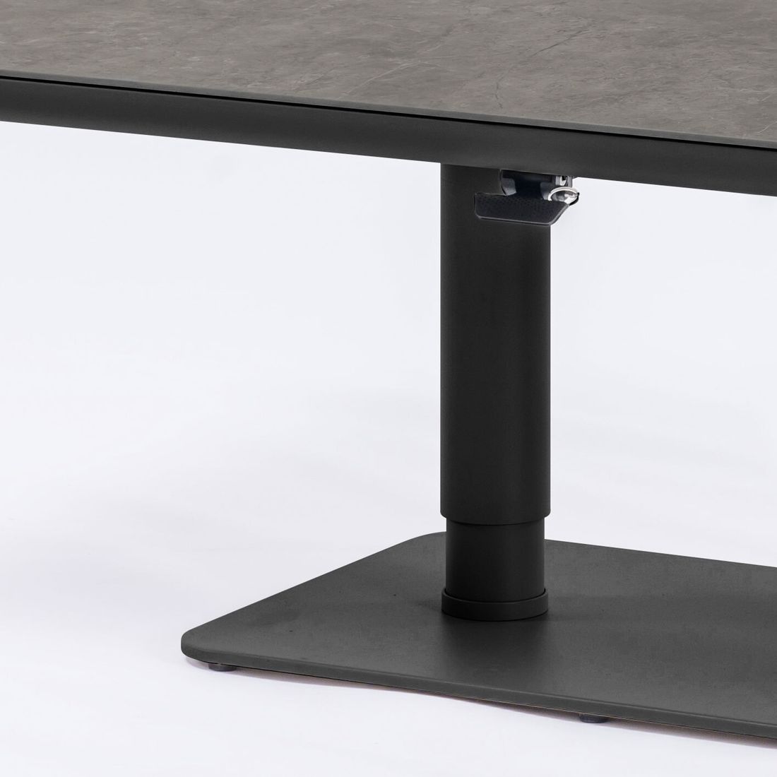 Zebra Move Lifttisch 140x80cm Aluminium/Keramik