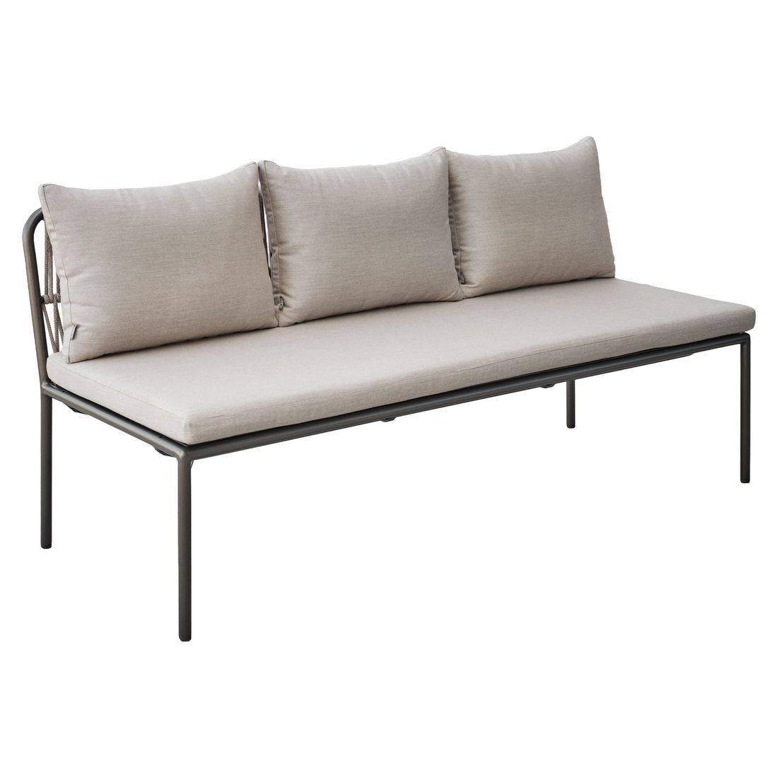 Stern Marla Dininglounge Tisch 160x90cm Aluminium/Rope/Polyacryl