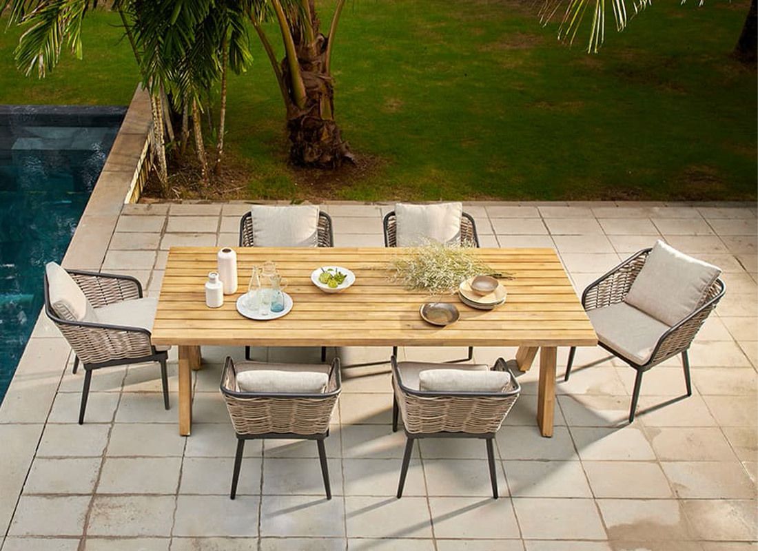OUTLIV. Da Vinci Gartensessel mit Sitz- und Rückenkissen