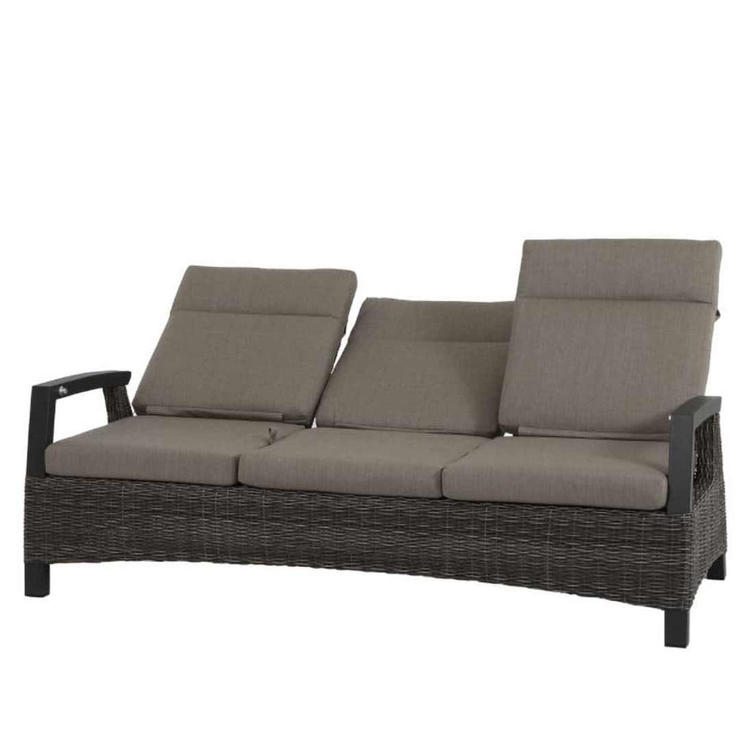 Siena Garden Corido Diningsofa verstellbar Gardino-Geflecht/Polypropylen