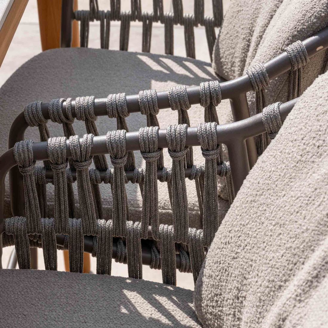 4Seasons Capalbio Gartensessel Edelstahl/Rope/Olefin