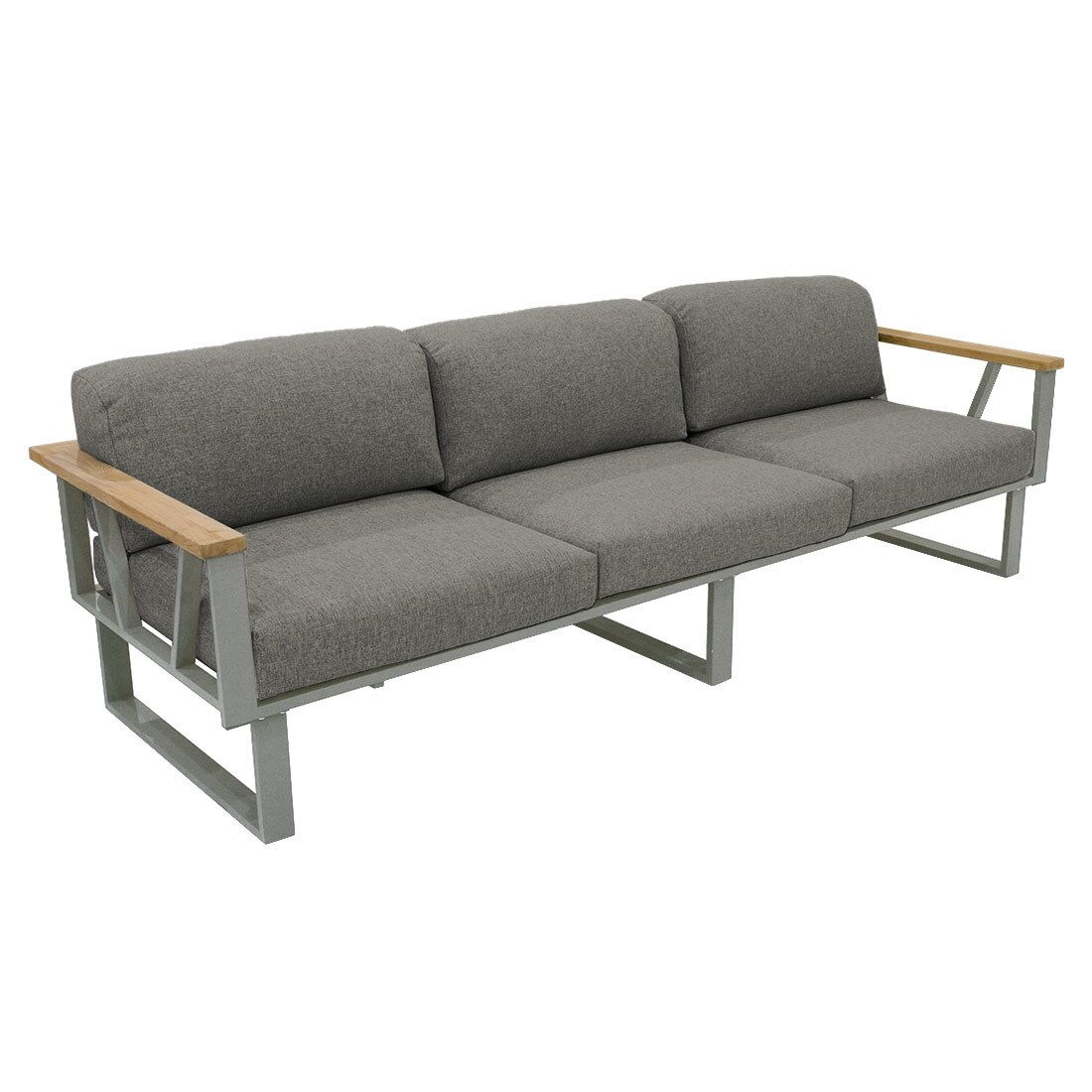 Zebra Belvedere Gartenloungesofa Edelstahl/Tuvatextil