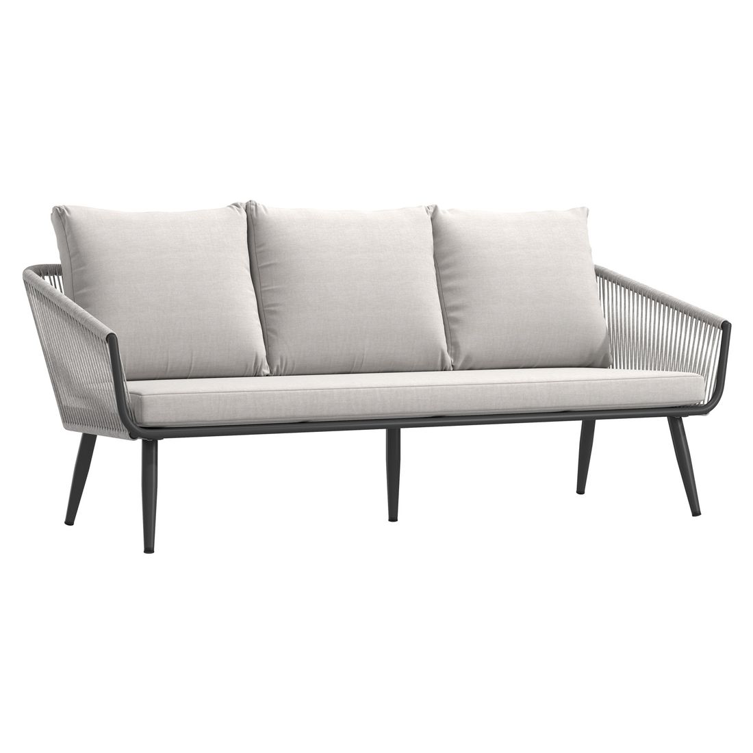 OUTLIV. Alex Loungeset inkl. Loungetische Aluminium/Rope/Olefin