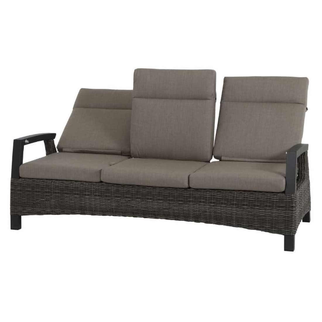 Siena Garden Corido Diningsofa verstellbar Gardino-Geflecht/Polypropylen
