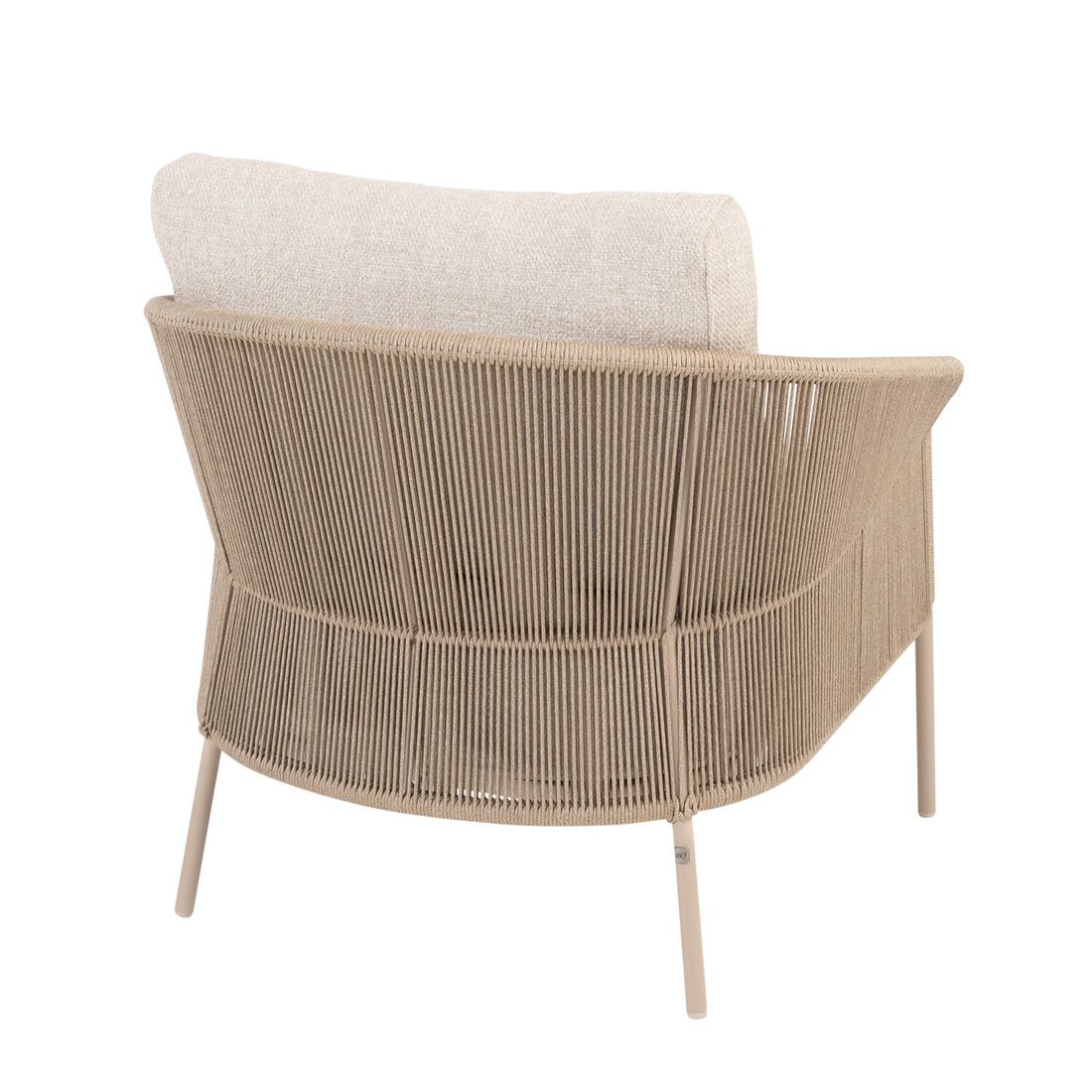 4Seasons Florence Loungesessel Aluminium/Rope/Olefin