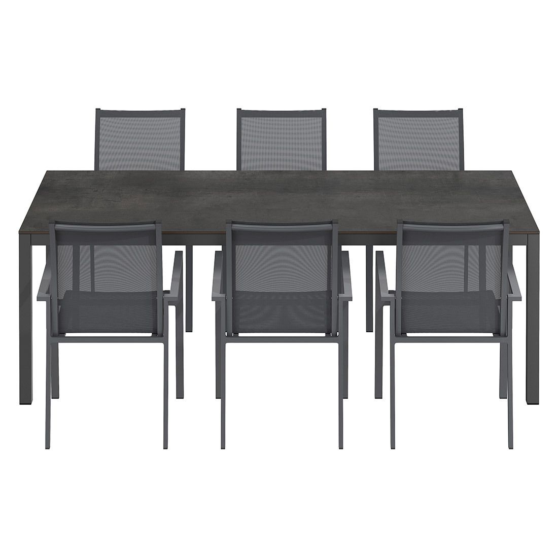 OUTLIV. Kobe Gartenmöbel-Set L (6 Plätze) Tisch 220x100cm