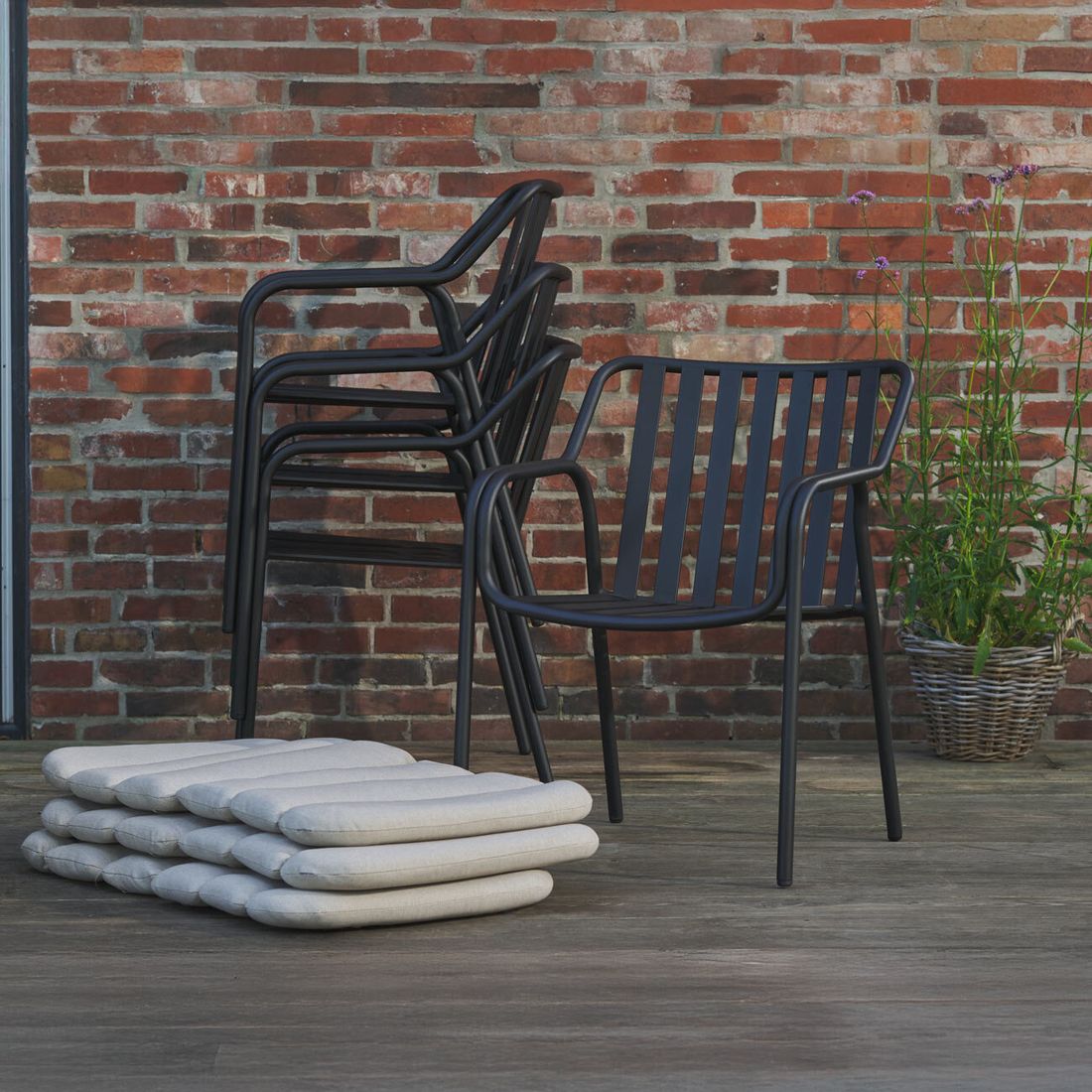 SCHÖNER WOHNEN-Kollektion Mivo Gartenmöbel-Set L (6 Plätze) Tisch 240x100cm