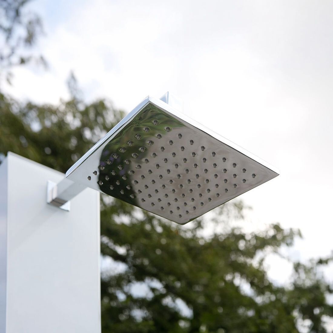 Ideal Kuba Garten Solardusche Edelstahl/Glas