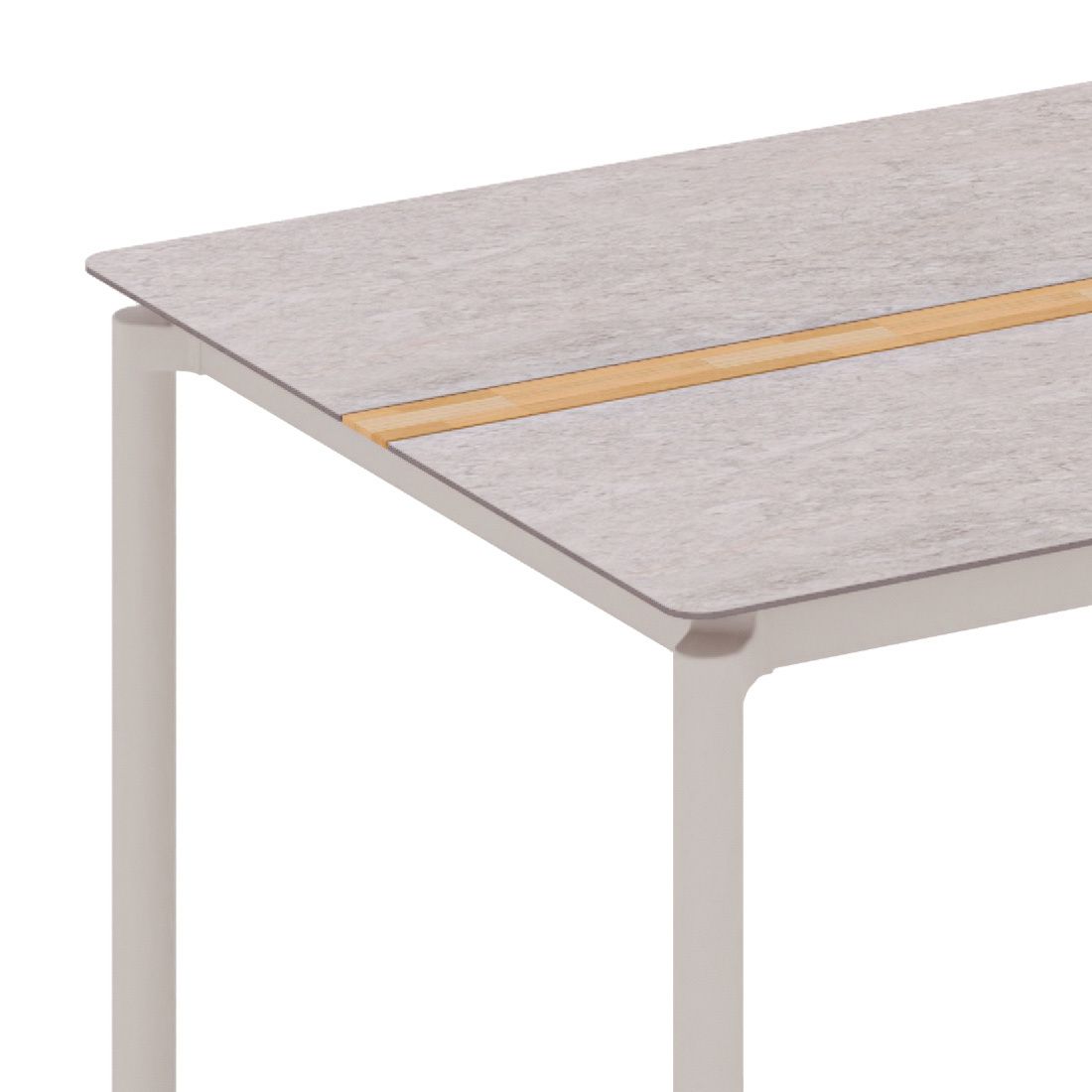 Zebra Liox Gartentisch Aluminium/HPL 180x100 cm