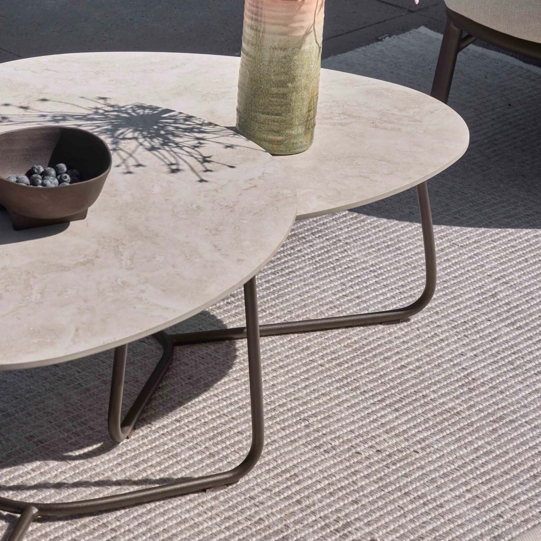 Apple Bee Pine Key Loungeset inkl. Loungetische Aluminium/Polyrattan/Bee Wett