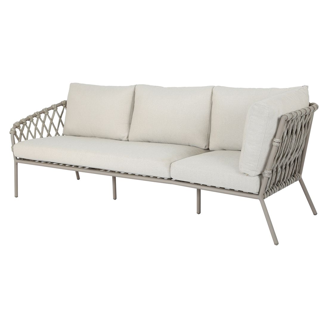 OUTLIV. Tanami Ecklounge inkl. Loungetisch Stahl/Rope/Olefin