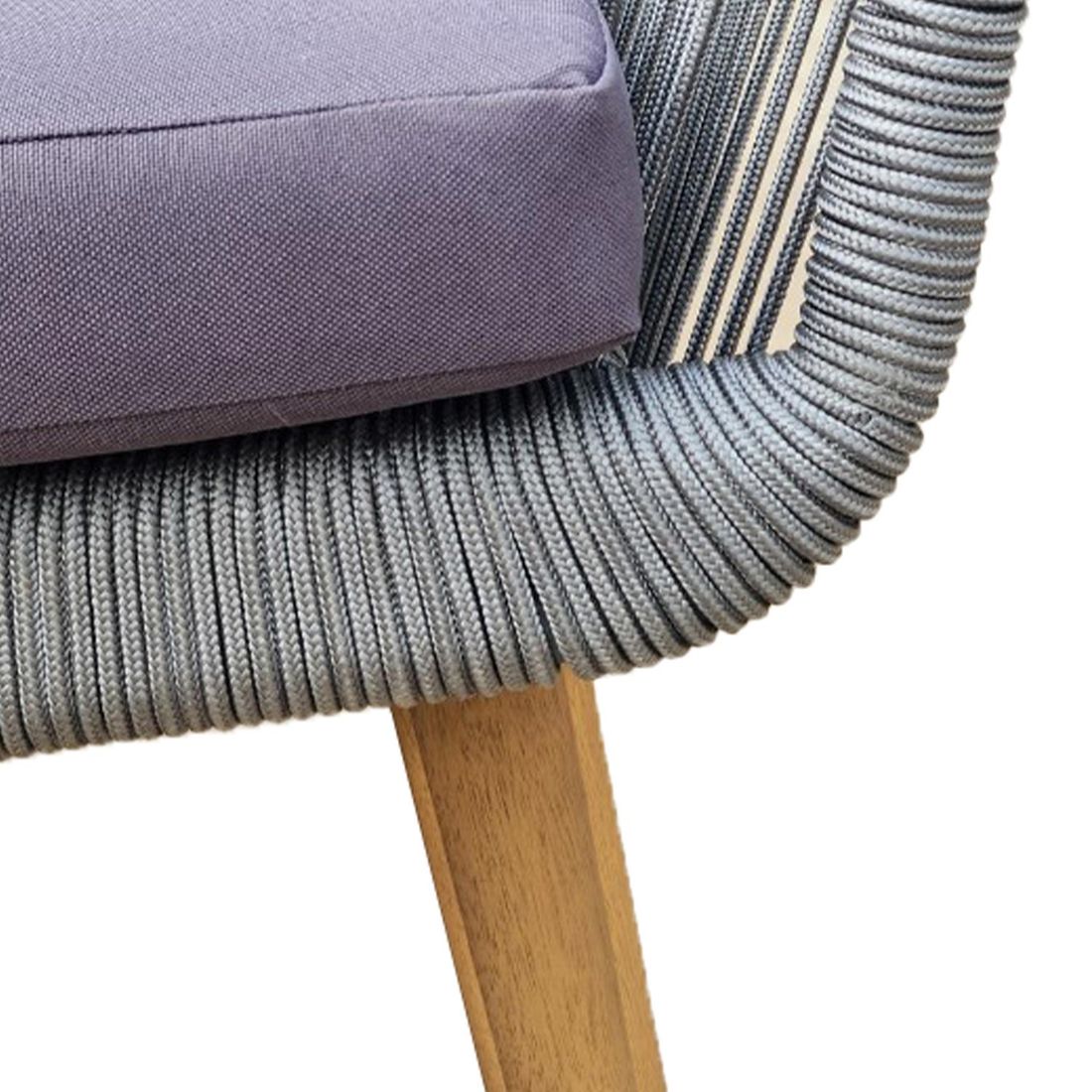 OUTLIV. Lille Gartensofa Akazie/Rope/Polyester