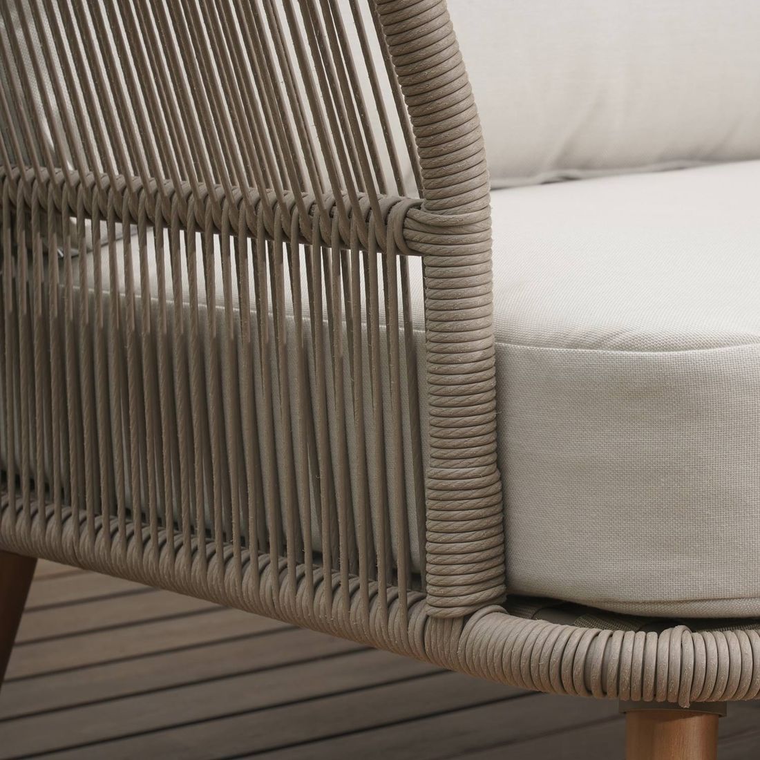 OUTLIV. Swallow Ecklounge inkl. Loungetisch Aluminium/Rope/Polyester