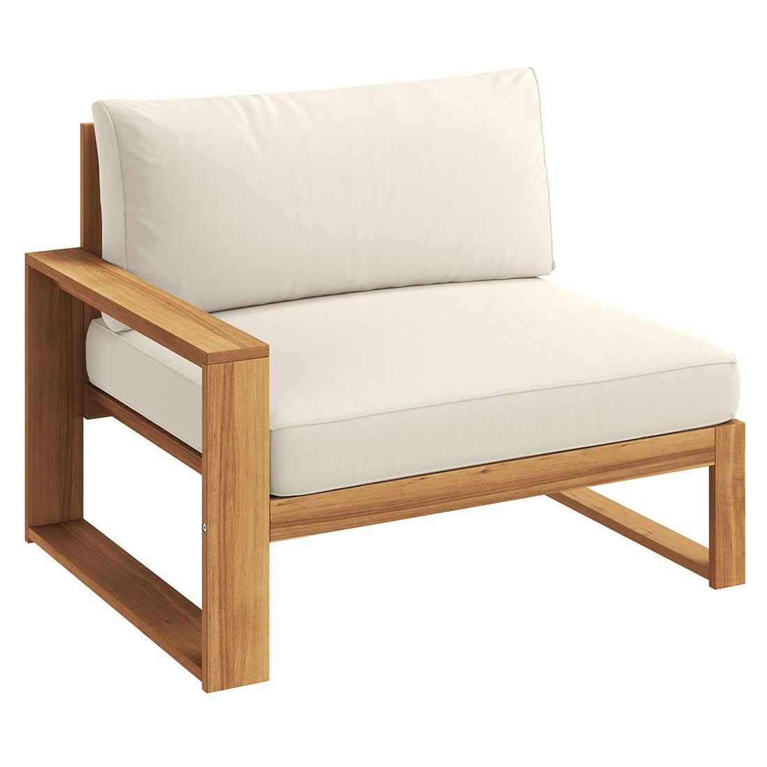 OUTLIV. Santa Cruz Ecklounge inkl. Loungetisch Akazie/Polyester