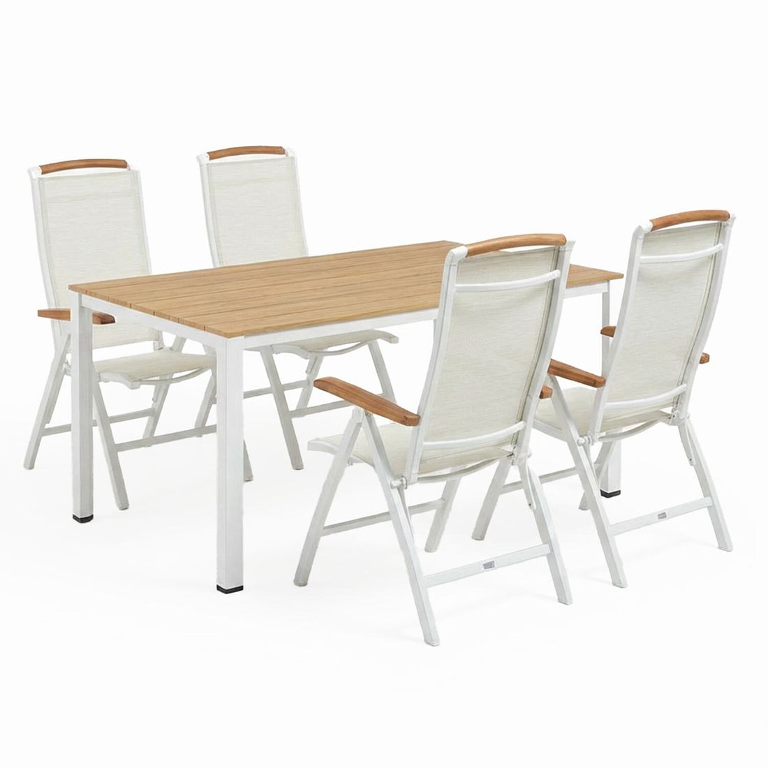 Kettler Memphis Gartenmöbel-Set M (4 Plätze) Tisch 160x95cm