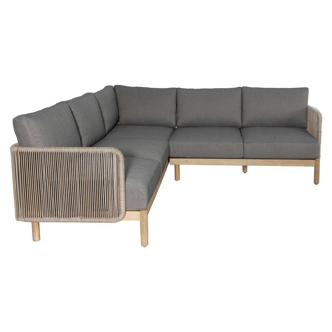 OUTLIV. Avalon Ecklounge inkl. Loungetisch Akazie/Rope/Olefin
