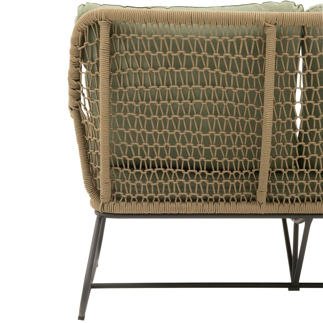 OUTLIV. Portofino Loungeset Stahl/Rope