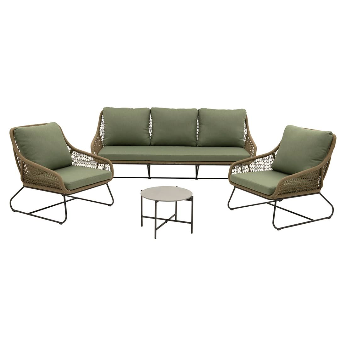 OUTLIV. Portofino Loungeset Stahl/Rope