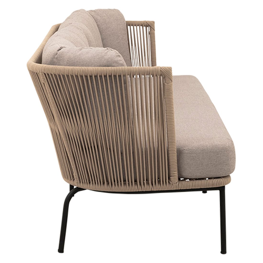 Cosmic Collection Touch Gartenloungesofa Stahl/Rope/Spun Polyester