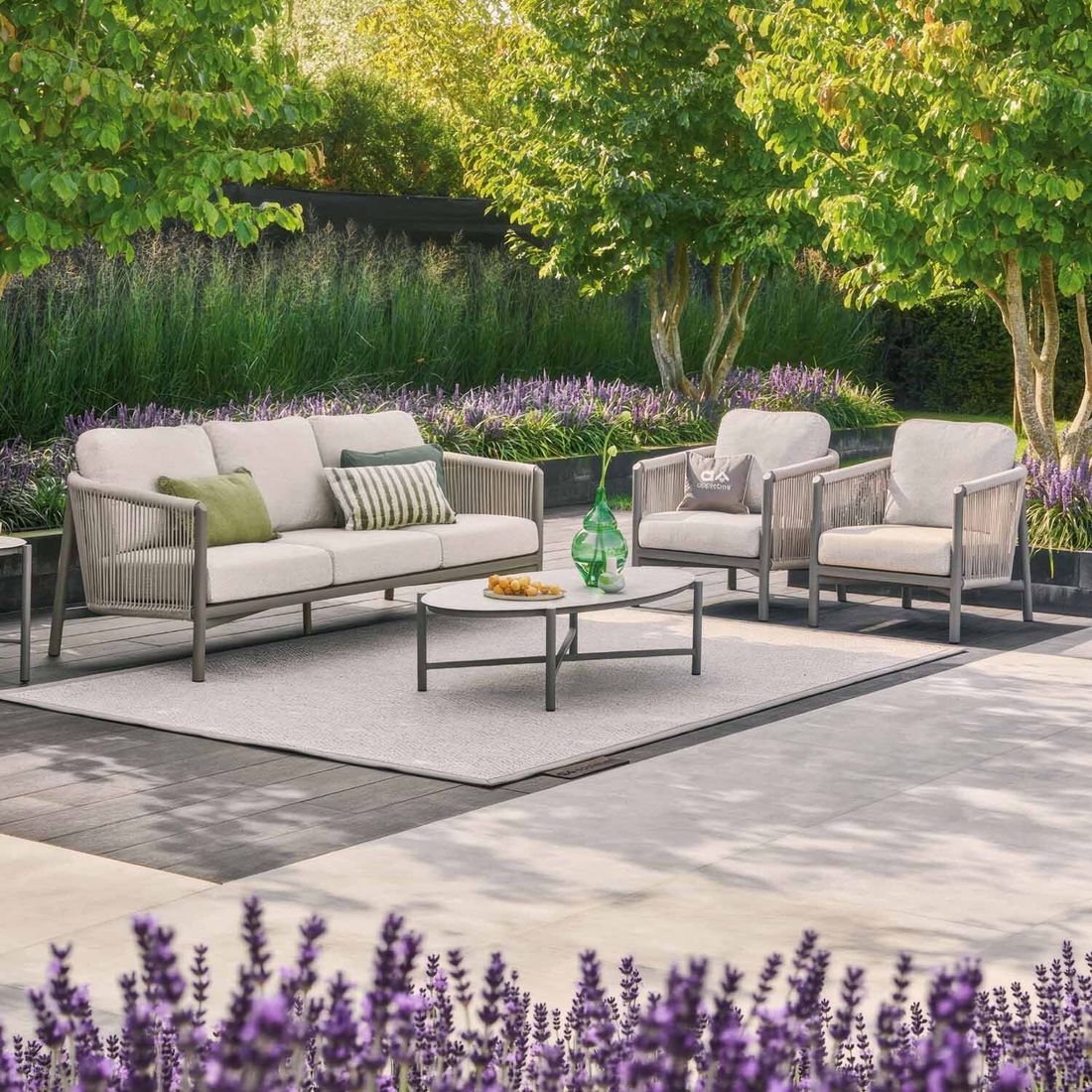 Apple Bee Bora Bora Loungeset inkl. Loungetisch Aluminium/Rope/Bee Wett
