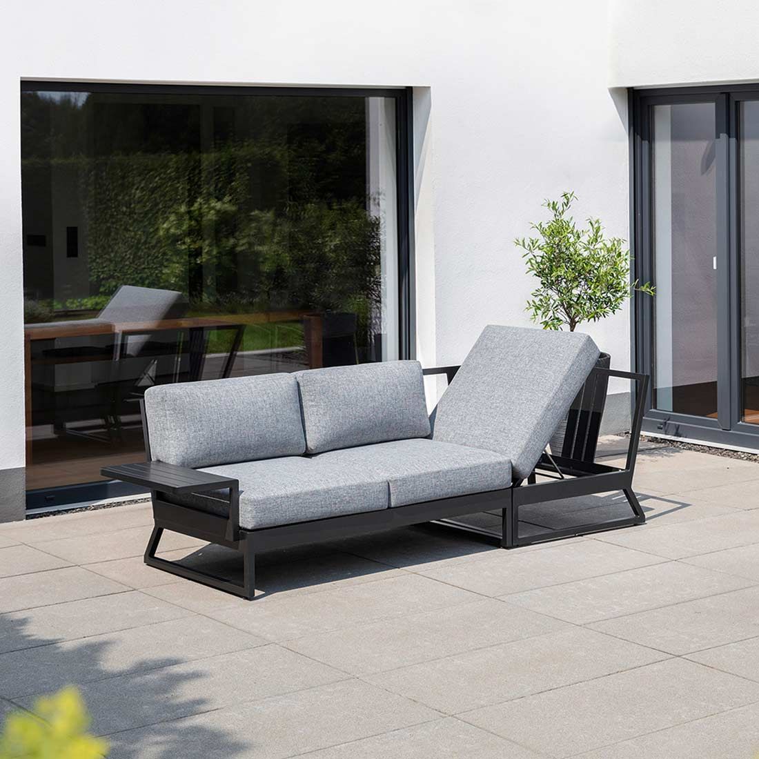Kettler Ocean Skid Platform Ecklounge Aluminium/Olefin