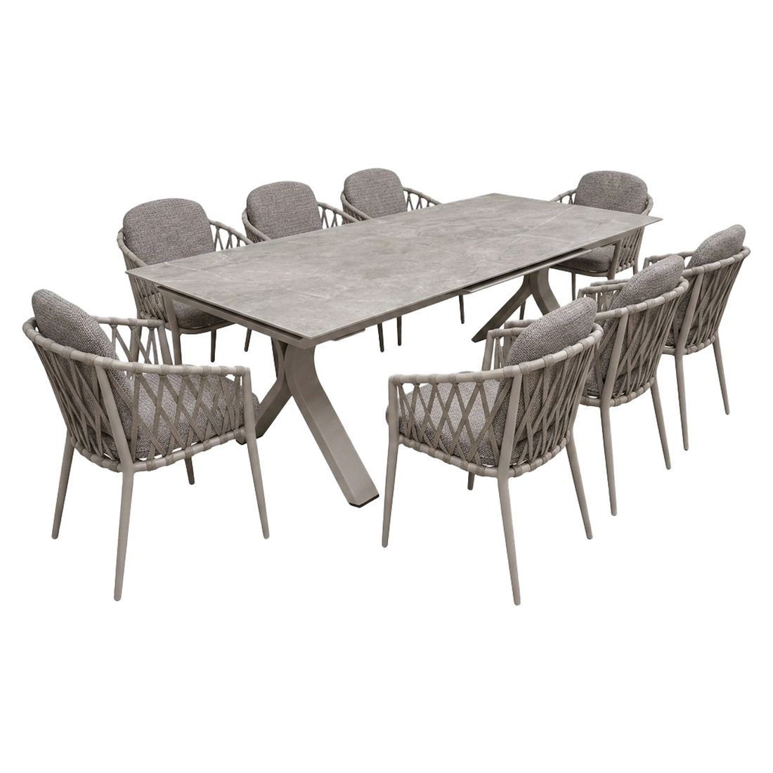 OUTLIV. Cairns Gartenmöbel-Set mit LC Garden Tisch