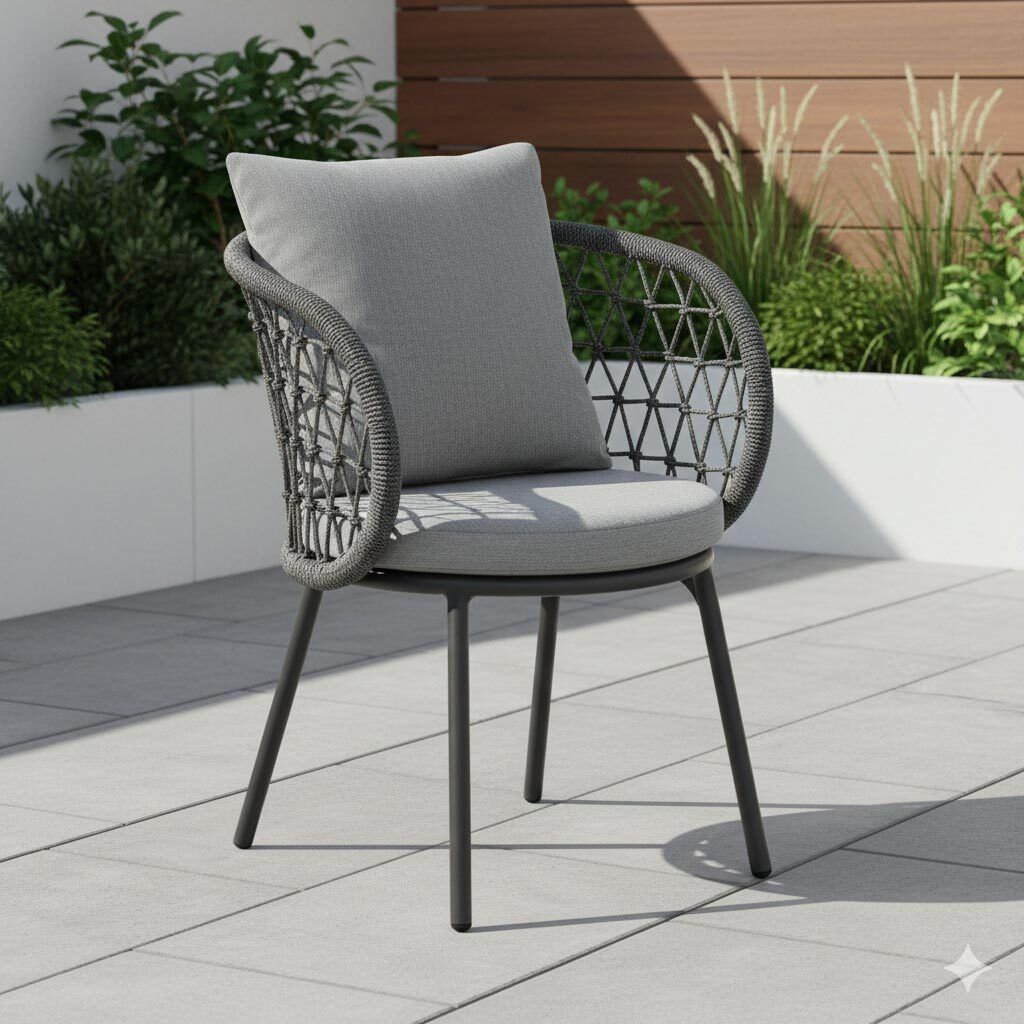 Niehoff Cevio Gartensessel Aluminium mit Sitz- und Rückenkissen