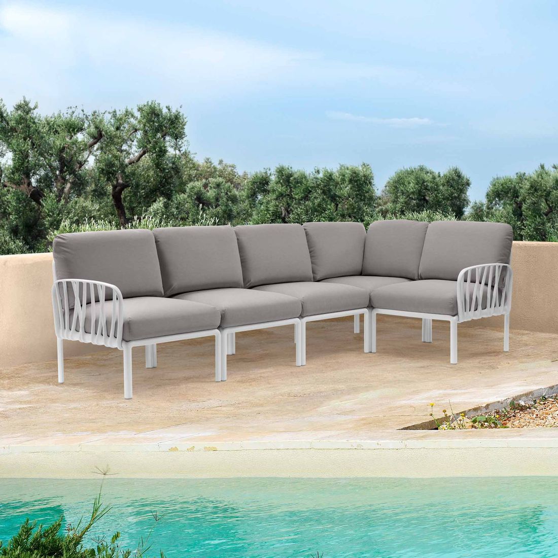 Nardi Komodo Ecklounge Kunststoff/Sunbrella