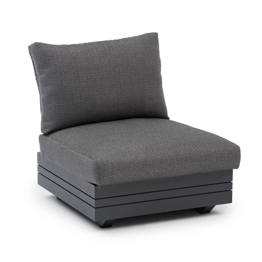 Zebra Cubo Neo Ecklounge inkl. Loungetisch Aluminium/Sunproof