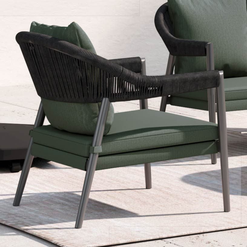 MWH Camarillo Loungeset inkl. Loungetisch Aluminium/Rope