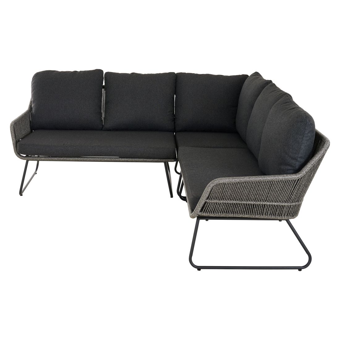 Siena Garden Kansas Ecklounge Aluminium/Geflecht