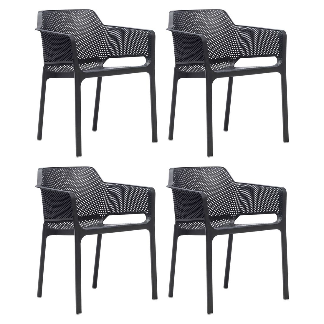 Nardi Net Stapelsessel-Set Kunststoff