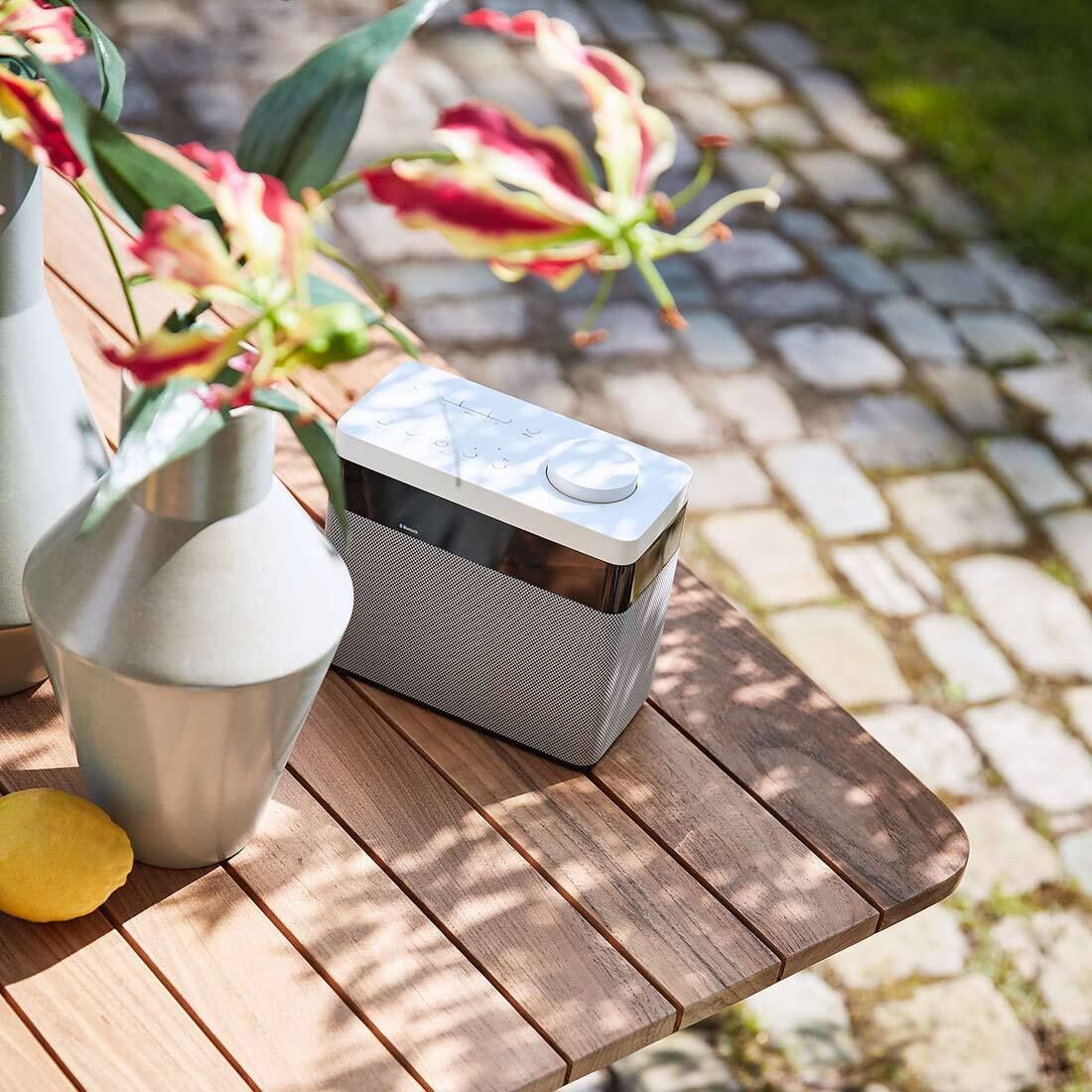 Musterring Schweden Gartentisch 200x95cm Aluminium/Teak