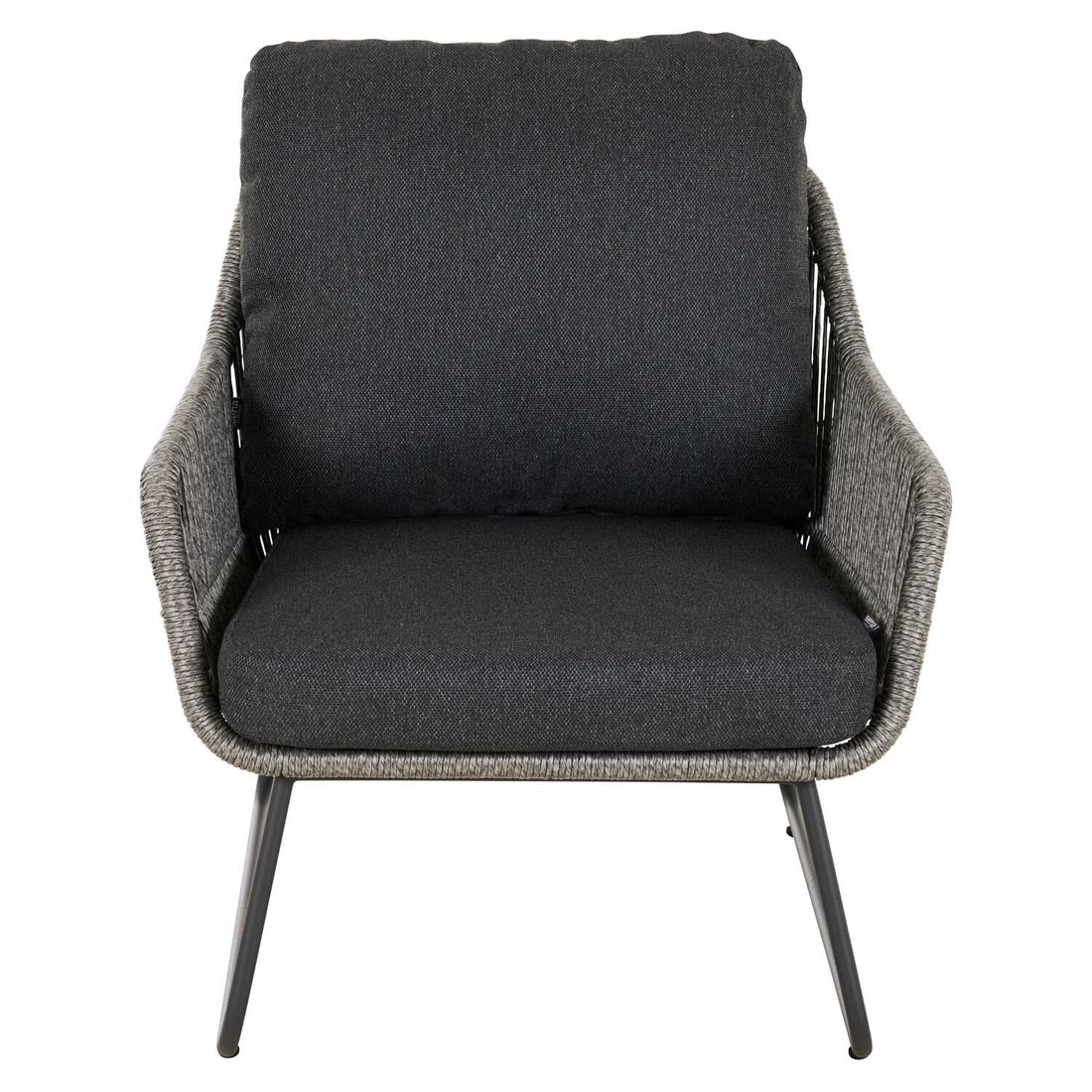 Siena Garden Kansas Loungesessel Aluminium/Geflecht