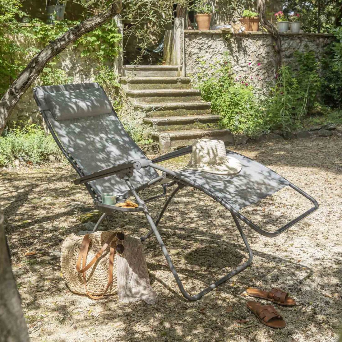 Lafuma RSXA Clip XL Relaxliege Stahl/Batyline