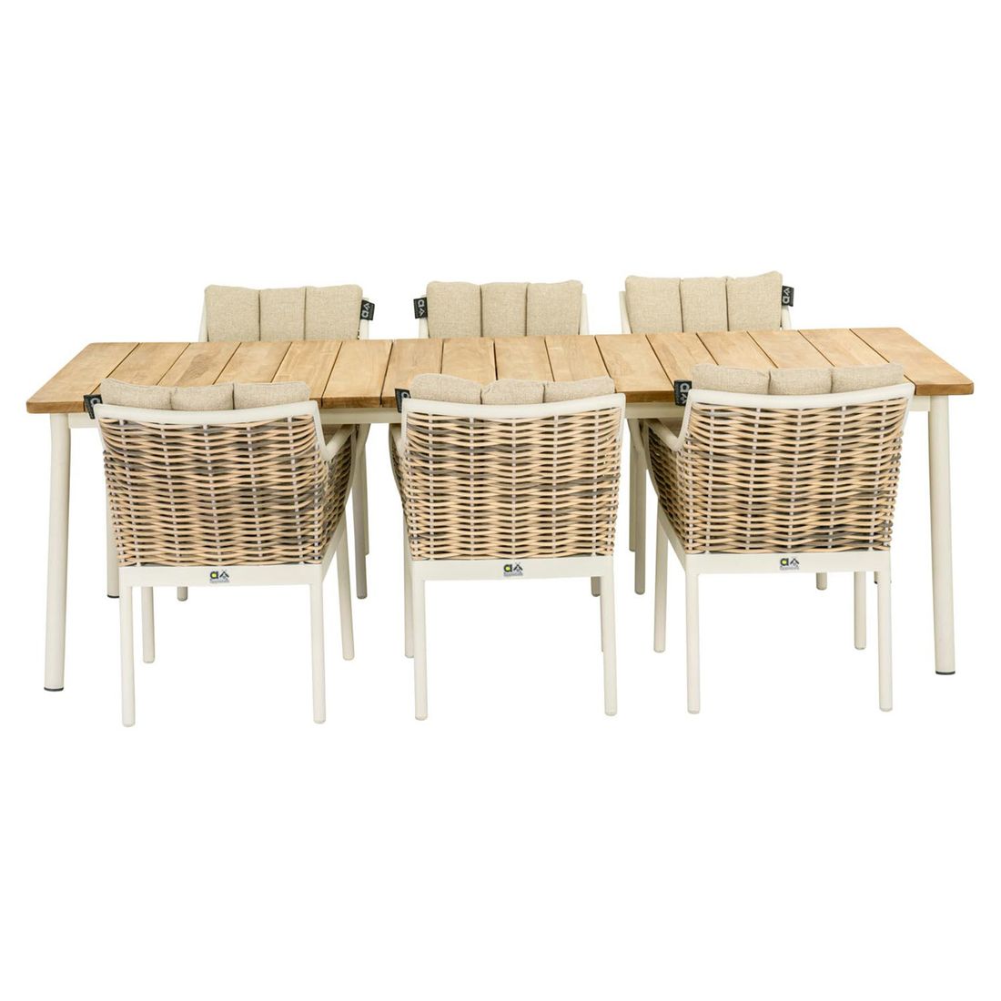 Apple Bee Milou Gartenmöbel-Set L (6 Plätze) Tisch 240x100cm