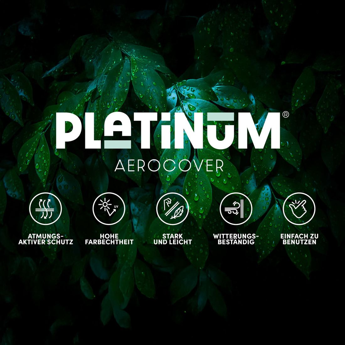 AeroCover Gartentisch Schutzhülle 280x110x70cm