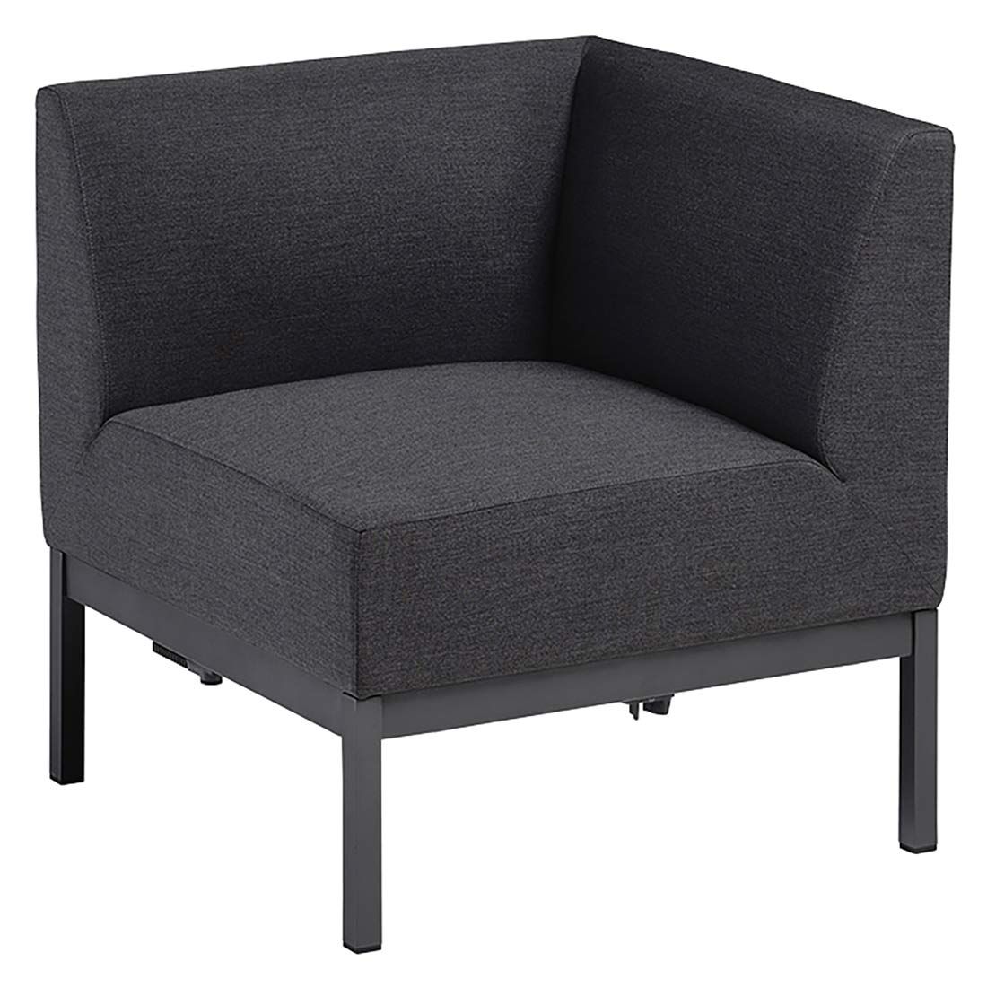 Kettler Pure City-Line Diningsofa Aluminium/Sunbrella