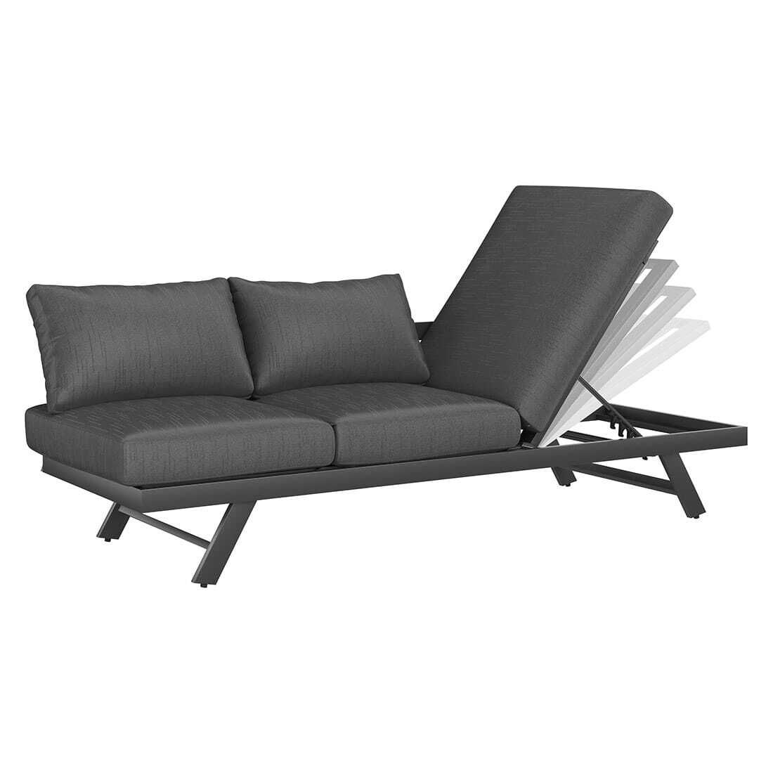 OUTLIV. Atlanta Gartenloungesofa Aluminium/Olefin