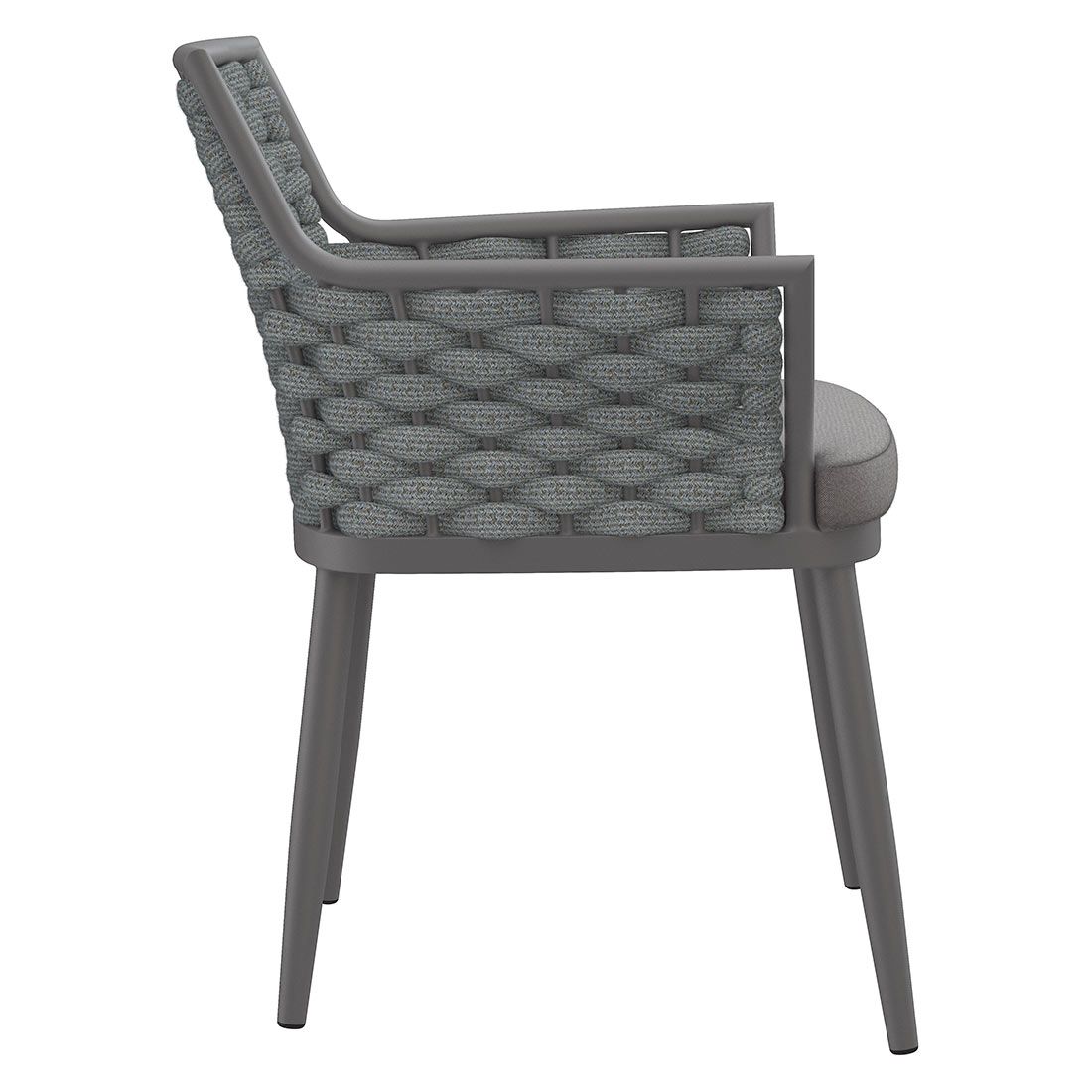 OUTLIV. Leon Gartensessel Aluminium mit Sitzkissen
