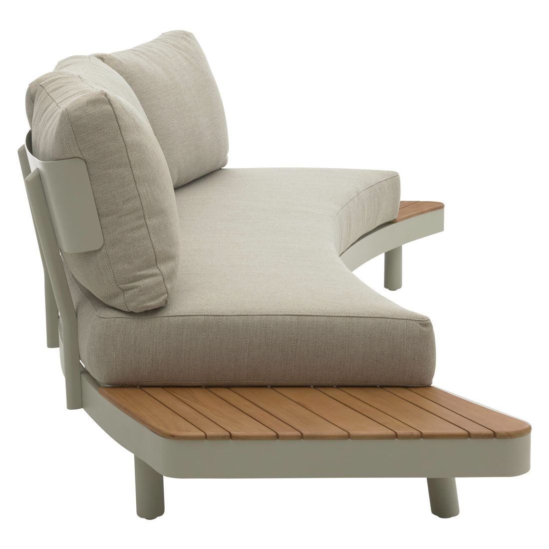 Interliving 7015 Loungeset inkl. Loungetisch Aluminium/Olefin