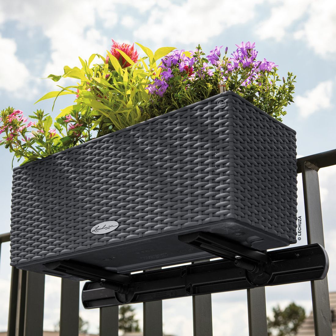 Lechuza Balconera Ergänzung Balkonkastenhalter Kunststoff