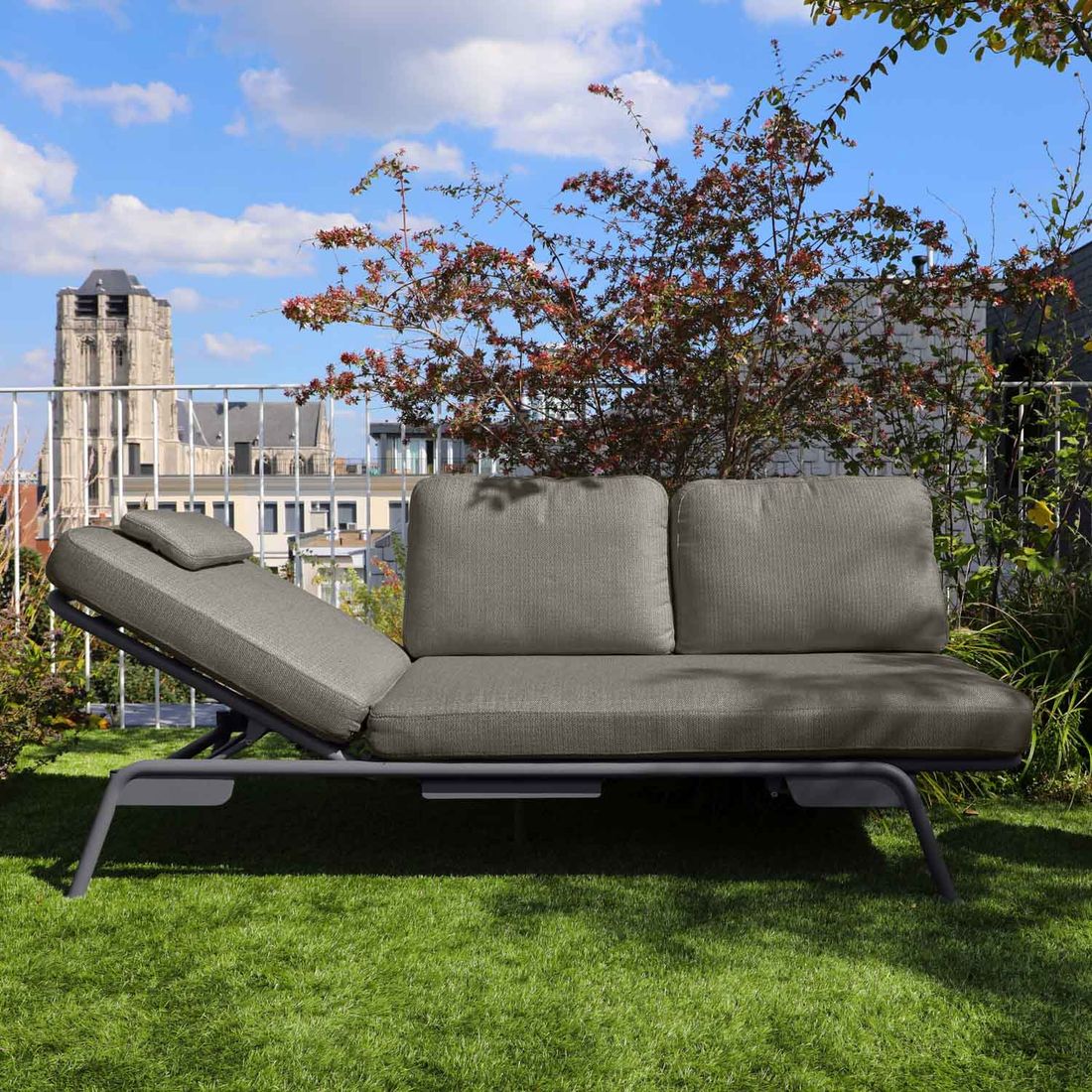 Zebra Somerset Gartenloungesofa Aluminium/Sunproof