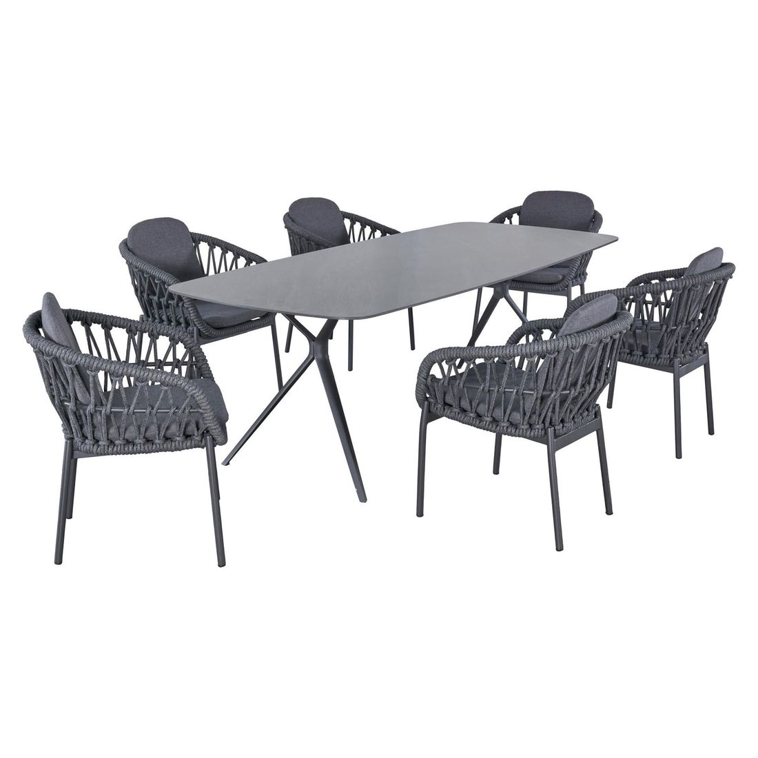 LC Garden Bari Gartentisch Aluminium/Sinterstone