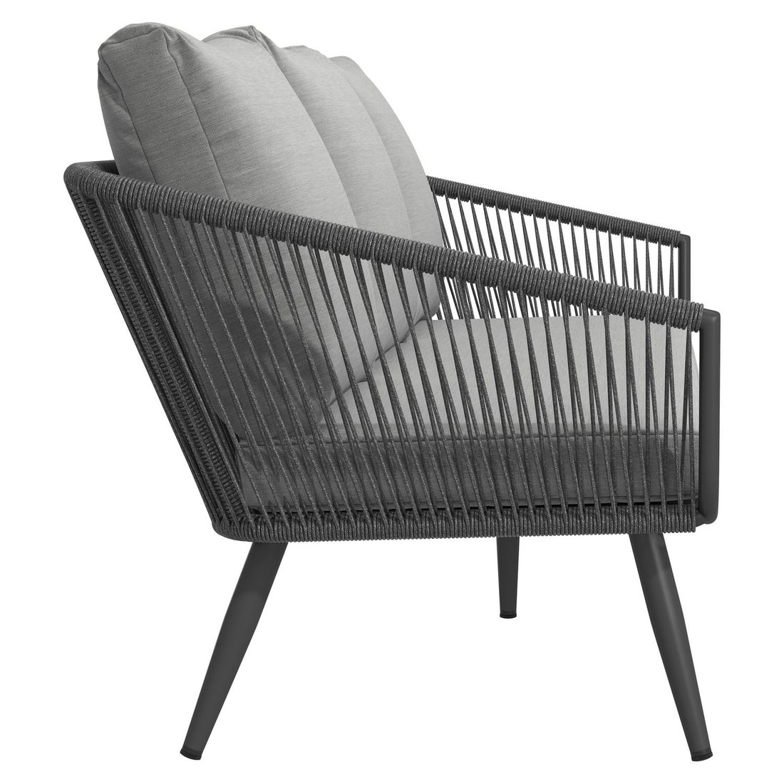 OUTLIV. Alex Loungeset inkl. Loungetische Aluminium/Rope/Olefin