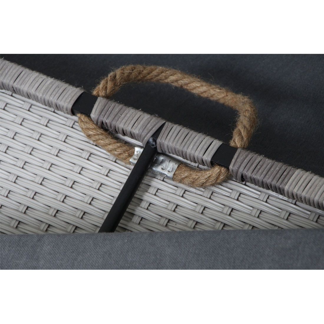 Siena Garden Lobos II Daybed Geflecht/Textil inkl. Kissen