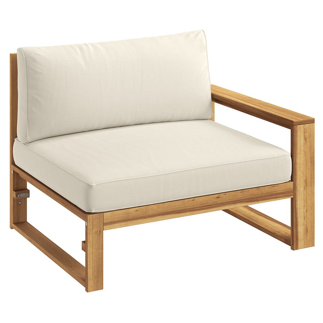 OUTLIV. Santa Cruz Ecklounge inkl. Loungetisch Akazie/Polyester