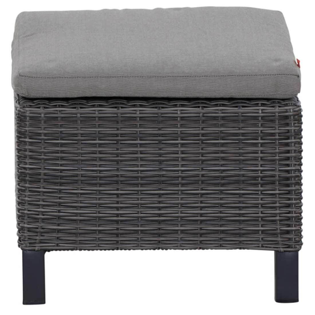 Siena Garden Corido Loungehocker Gardino-Geflecht/Polypropylen