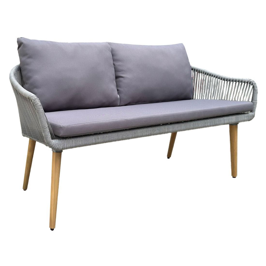 OUTLIV. Lille Gartensofa Akazie/Rope/Polyester