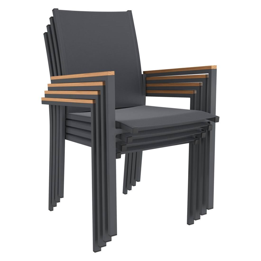 OUTLIV. Kobe Gartenmöbel-Set M (4 Plätze) Tisch 160x90cm